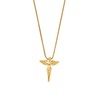 CRAFTD | Gold Angel Pendant Necklace | Durable 18K Gold