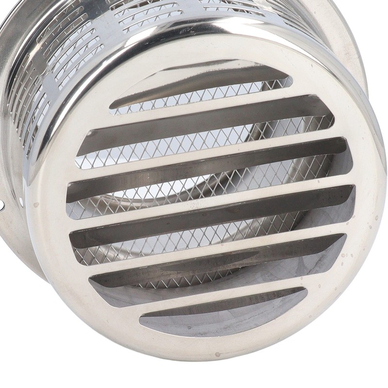 Stainless Steel Air Vent Cap Louvered Vent Cover Round Air