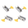 Set of 4 Sliding Window Lock, Adjustable Window Security Lock