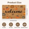 Pumpkin Door Mat Outside - Fall Pumpkin Welcome Mat for