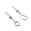 4PCS M12 Hook Bolts 304 Stainless Steel Long Shank Ring