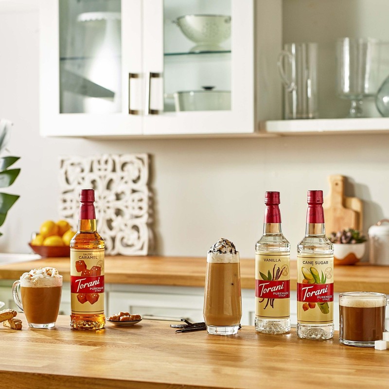 Torani Puremade Syrup, Vanilla, 25.4 Ounces (Pack of 4)