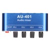 Mini Audio Mixer, Stereo Line Headphone Mixer 4 Channel, DC