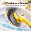 Toilet Brush for Bathroom Cleaning – Dual-Use Wall-Mount or Floor-Standing