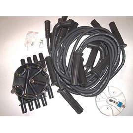 distributor cap, rotor, spark plug wires tune up kit for Mercruiser 5.0 5.7 MPI MAG and Volvo Penta 5.0 5.7 GI GXI
