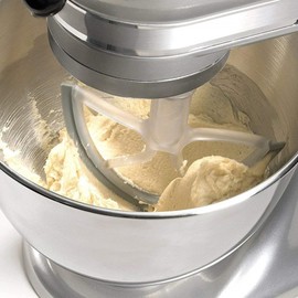 Plastic Flex Edge Beater for 5QT Bowl-Lift Stand Mixer, Blender Whip Mixing Head Replacement Paddle Parts Kitchen Aid Mixer Attachment