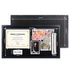 Graduation Shadow Box Frame for 8.5x11 Diploma & 4x6 Photo
