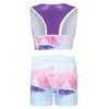 SEAUR Girls Gymnastics Outfit Two Piece Dance Wear for Girls