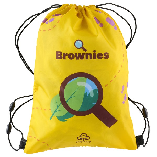 Parkers Brownies Girl Guiding Drawstring Sling Bag