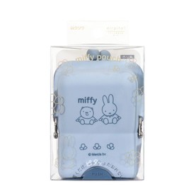 Kutsuwa MF845C Miffy Pouch, Air Pita Pouch, Smoky Blue