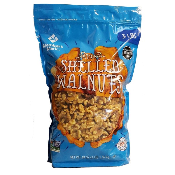 Member's Mark Shelled Walnuts (3 lb.) (pack of 2)