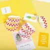 600 Pcs Red Checkered Paper Wristbands Checks Wrist Bands for