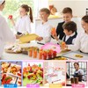 Mumufy Plastic Fast Food Trays Bulk Colorful Restaurant Serving Trays