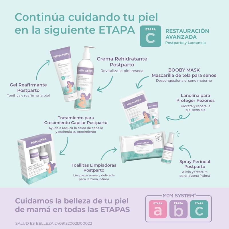MOM to MOM Crema Intensiva para Estrías en el Embarazo