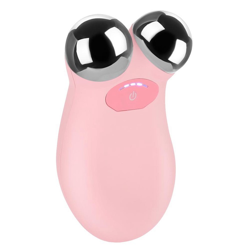 Electric Microcurrent Vibration Face Lift Massager Wrinkle Puffiness Removal Skin