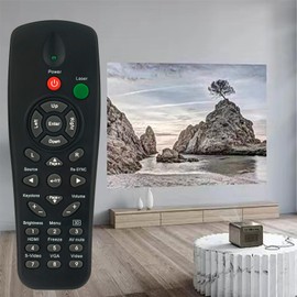 VINABTY Ersatz Projektor Fernbedienung Passend für Optoma EH320UST. EP774. EW762. DX612. EH1020.EX530. EX540. EX542. EX615. EX762 .EX774N .GT700. GT720 HD.EP620. EP720.ES520. EW615