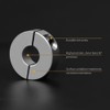 Sinoblu Split Shaft Collar, 10mm Bore H7, 30mm OD, 10mm