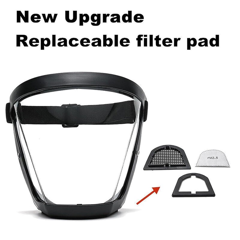 Face Shield, Anti-Dust & Fog-Resistant Face Shield, Anti-Dust & Fog-Free