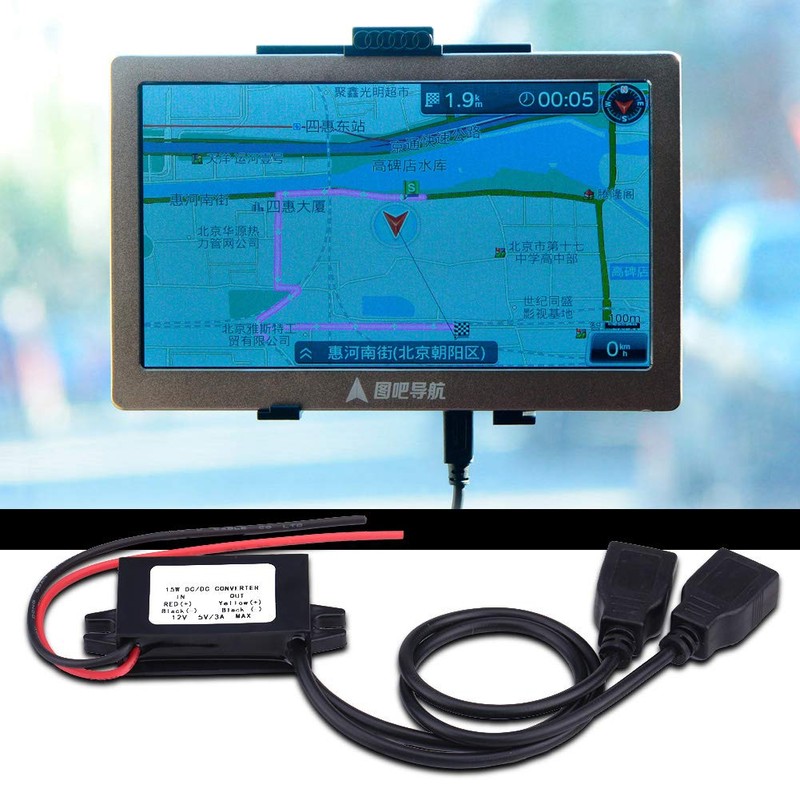 Suuonee USB Charger Adapter, 3A DC 12V to DC 5V