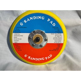 Central Pneumatic 6" PSA DA Sander Backing Plate Pad, Flexible