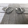 Hartmann-Knöpfe Silver Traditional Aprons Dirndl Buckle Clasp Metal for Sewing