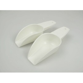 TUPPERWARE Baking Flour Scoop (2) White Flour Sugar Kitchen Aid Baking P 20914