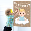 Hooqict Pin The Pacifier on The Baby Game Funny Baby