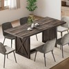 YITAHOME 70.8" Large Farmhouse Dining Table for 6 to 8
