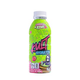 Kult Hydration RTD Electrolyte Replenishment Drink | 5 Calories | Sugar Free | 1015mg Total Electrolytes 16.9 fl oz (12 Pack) - Flavor: Strawberry Kiwi