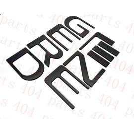 404 3D BLACK ABS RAISED TAILGATE LETTERS FOR RIDGE LN 2024 and up