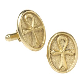 Manufactured in USA - Father's Day Cufflinks - Egyptian Ankh, from Our Museum Store Collections