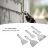 5PCS Putty Scrapers Stainless Steel Scraper Set Plaster Grout Putty