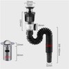 Asllosce Bathroom Sink Drain Kit with Flexible Expandable P-Trap Sink