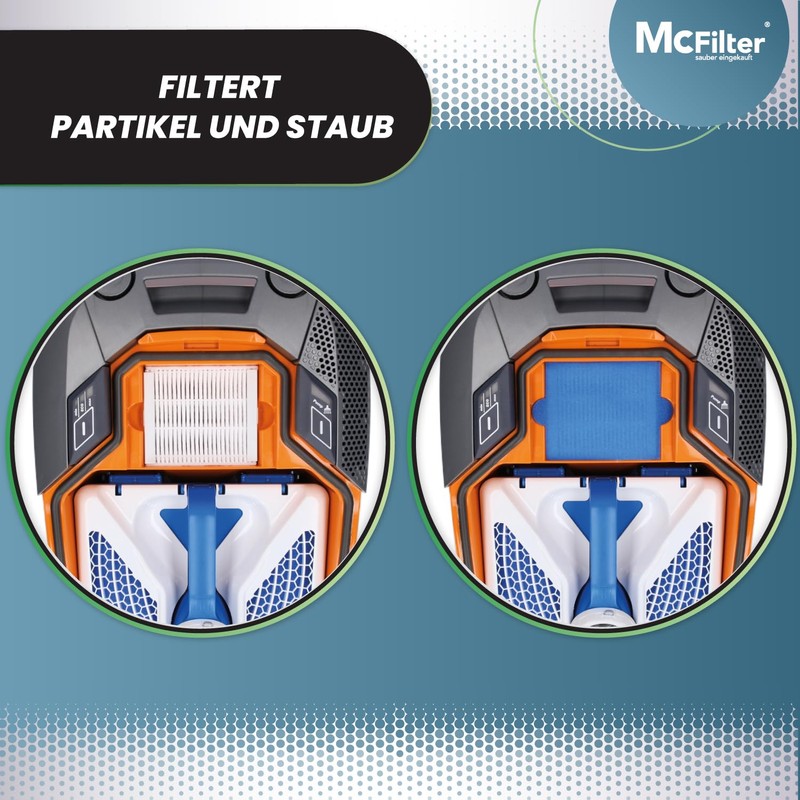 McFilter 5-piece filter set suitable for Thomas Aqua+ PET &