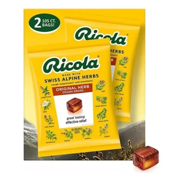 Ricola Original Natural Herb Cough Drops (115 ct./pk., 2 pk.)