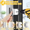 Crosize Home Security Door Locks 2 Pack, Metal Reinforcement Lock