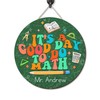 Good Day to Do Math Sign – 12” Round Wooden