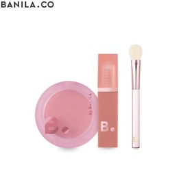 BANILA CO Sheer Velvet Veil Tint + Priming Veil Cheek With Blusher Brush Set 3items, Tint#$%Blush:RD02 Rosy Affair-CR02 Joyful [Chupa Chups Edition]