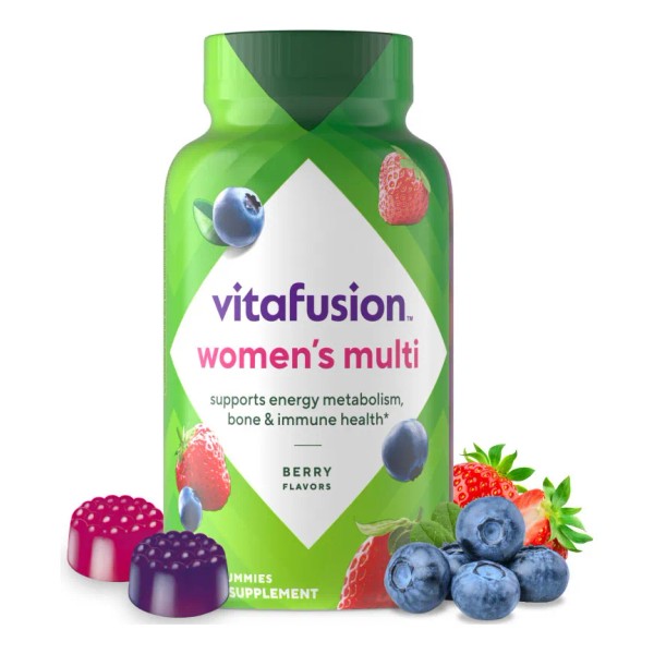 Vitafusion Womens Multi 150 Gomitas Multivitaminico Mujer Biotina B12 Vitamina