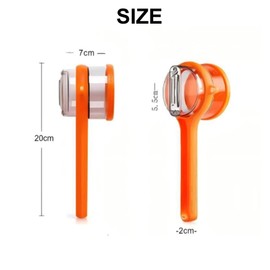 Universal Peeler, Fruit Peeler, Vegetable Peeler, Apple, Carrots, Cucumbers, Tomatoes and Potato Peeler for Kitchen, Multifunctional Peeler, Pack of 2
