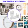 Yosawo 20 Pieces Picture Hooks Non-Trace Hook Plastic Hardwall Hanger