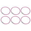 [PATIKIL] 6PCS 150mm Length Wire Keychain Cable Stainless Steel 2mm
