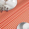 Fabric Tablecloth Washable Table Linen Tablecloth Cotton Polyester Vichy Red