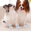 BEIQIYA 20pcs Disposable Dog Boots with Self-Adhesive Bandage, Waterproof Dog