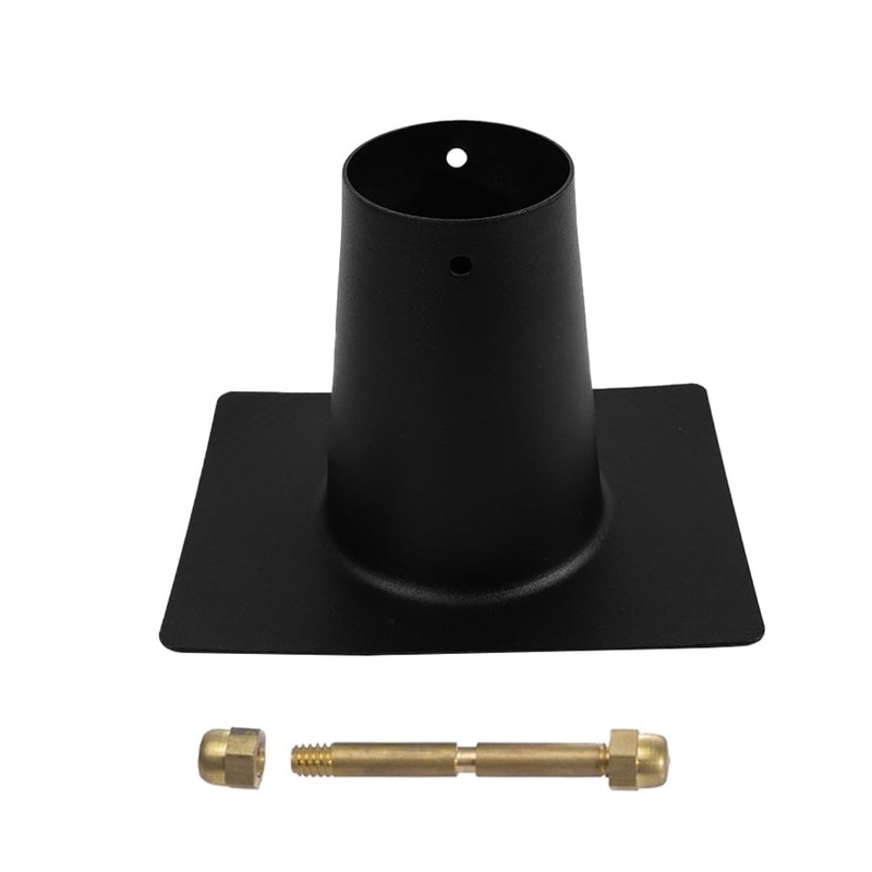 Namvo Rain Chains Aluminium Black Powder Coated Gutter Downspout Adapter