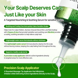 SOME BY MI Cica Peptide Derma Scalp Serum 2.7 fl oz– No Wash Scalp Treatment for Thinning Hair & Sensitive Scalp – Soothing, Hydrating Hair Growth Care Korean Haircare