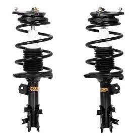 OREDY Front Struts for 2006-2011 Hyundai Accent Kia Rio LX SX 2007 2008 2009 2010 Set of 2 Right & Left Shock Absorbers Assembly - 172297 172298