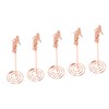 10pcs Table Number Holder Spiral Base Mermaid Shaped Wedding Table