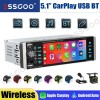ESSGOO 5" Car Stereo Radio Apple Carplay & Android Auto
