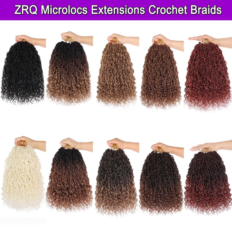 ZRQ Micro Goddess Locs Crochet Braids Hair 24 Inch With